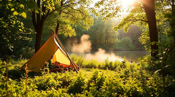 Vacances éco-chic : plongez dans le camping nature en france